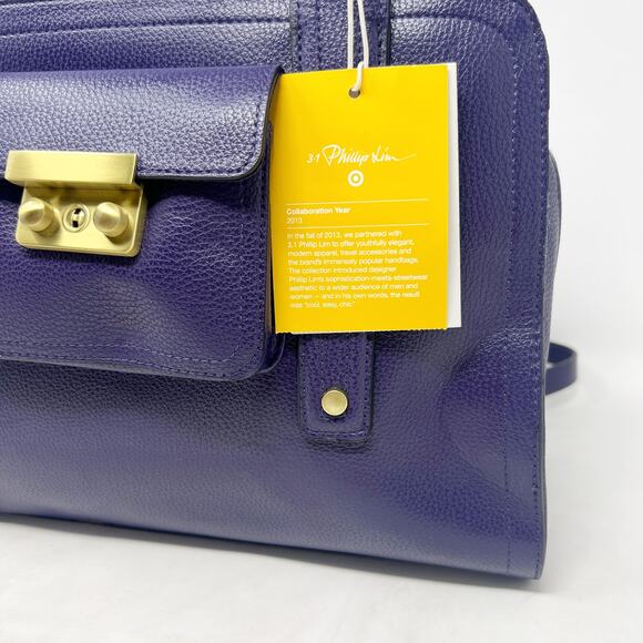 [3.1 Phillip Lim] x Target 20 Years of Design Purple Satchel Crossbody Purse NWT - Picture 8 of 12